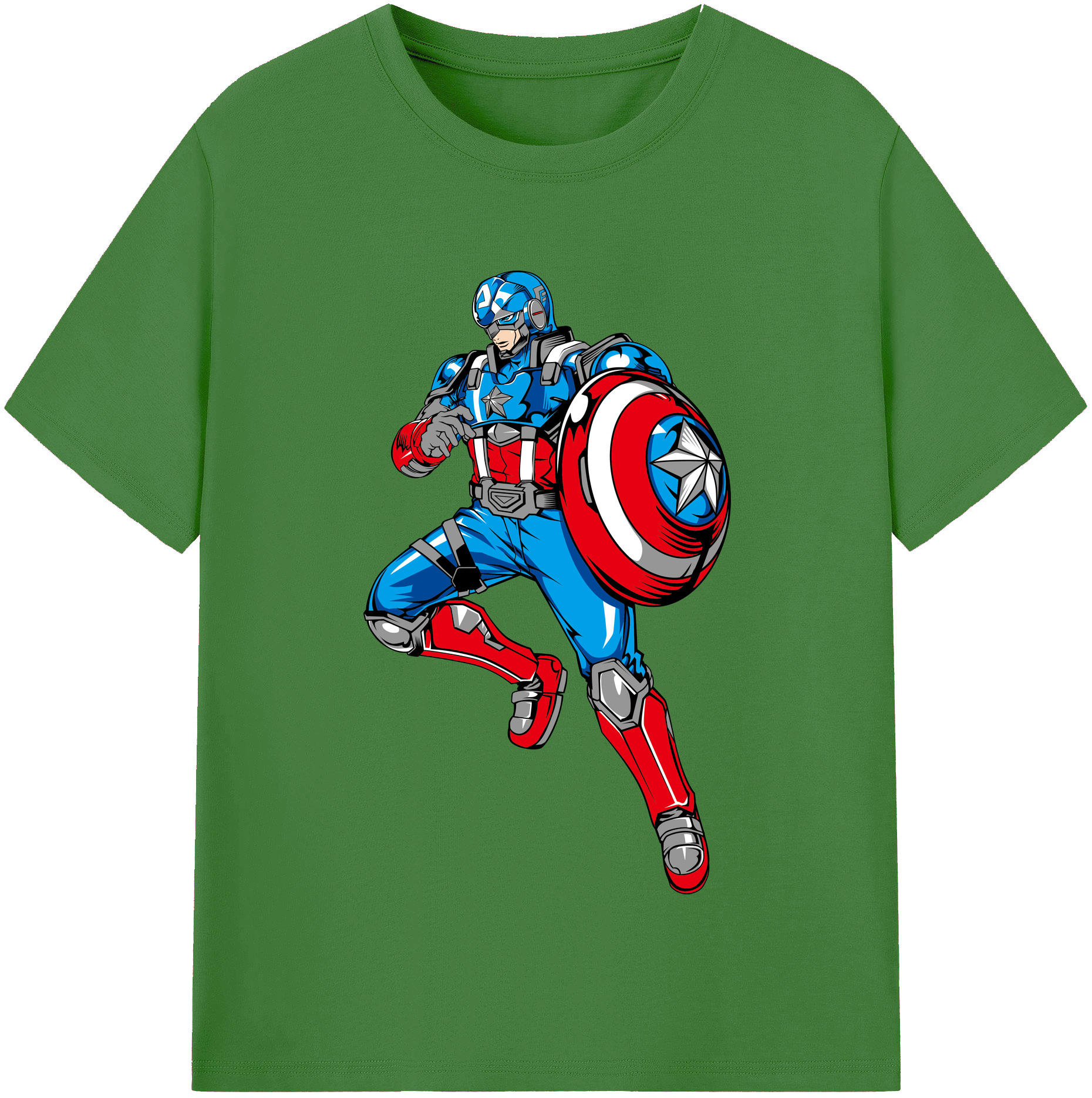 （画像用） アベンジャーズ The Avengers レディースカジュアルプリントTシャツ（綿100％）